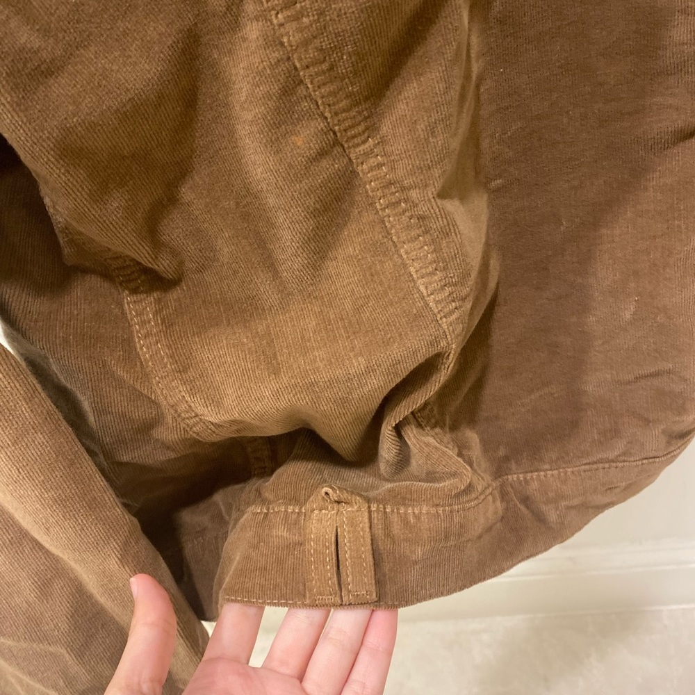 NYDJ Not Your Daughter’s Jeans Brown Tan Corduroy Jacket Size Small Pockets - Picture 7 of 9